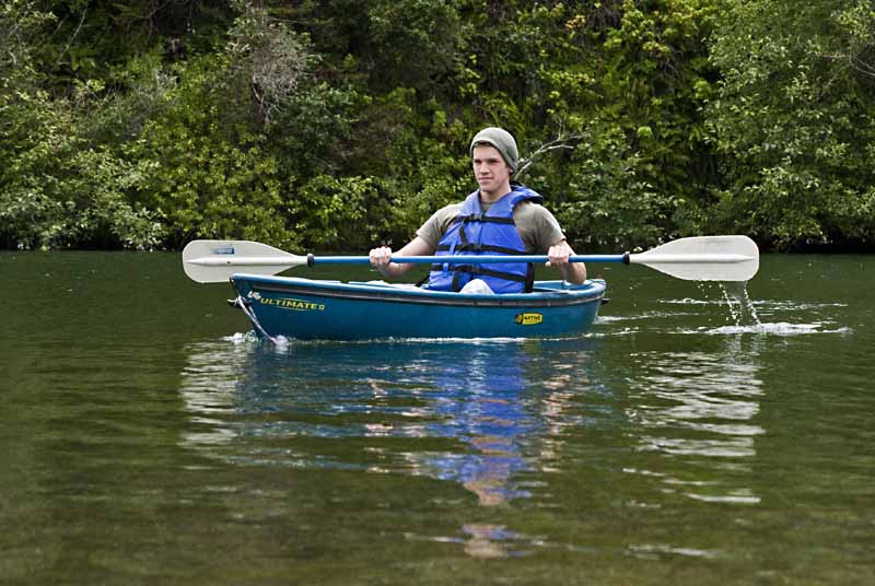 Paddlers enjoying the scenic Gualala River